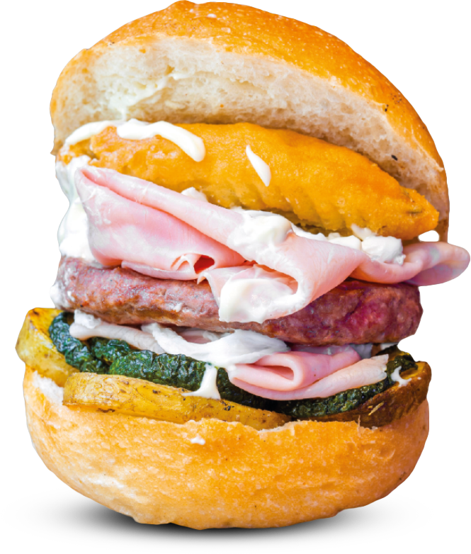 Hamburger a Bari zuckpork